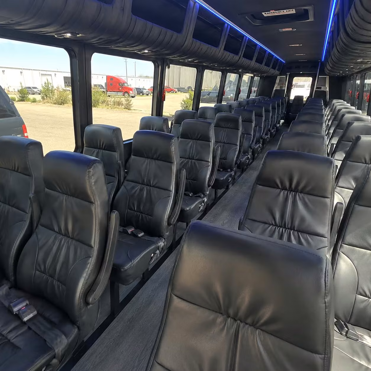 30 passenger minibus interior
