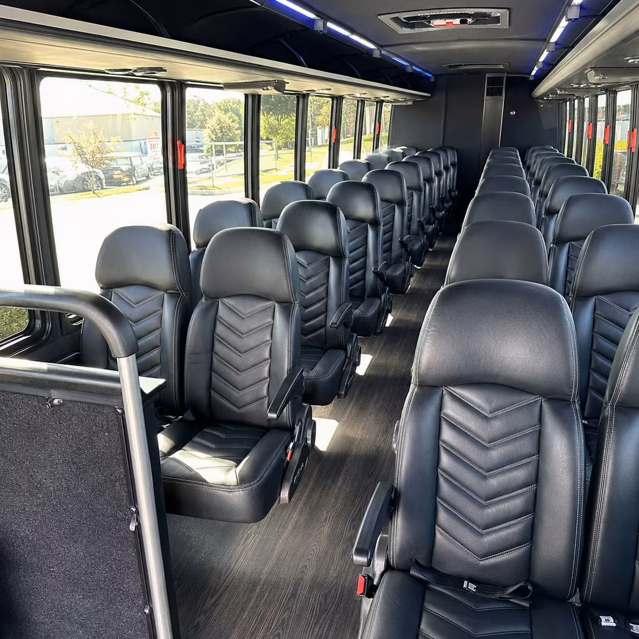 35 passenger minibus interior