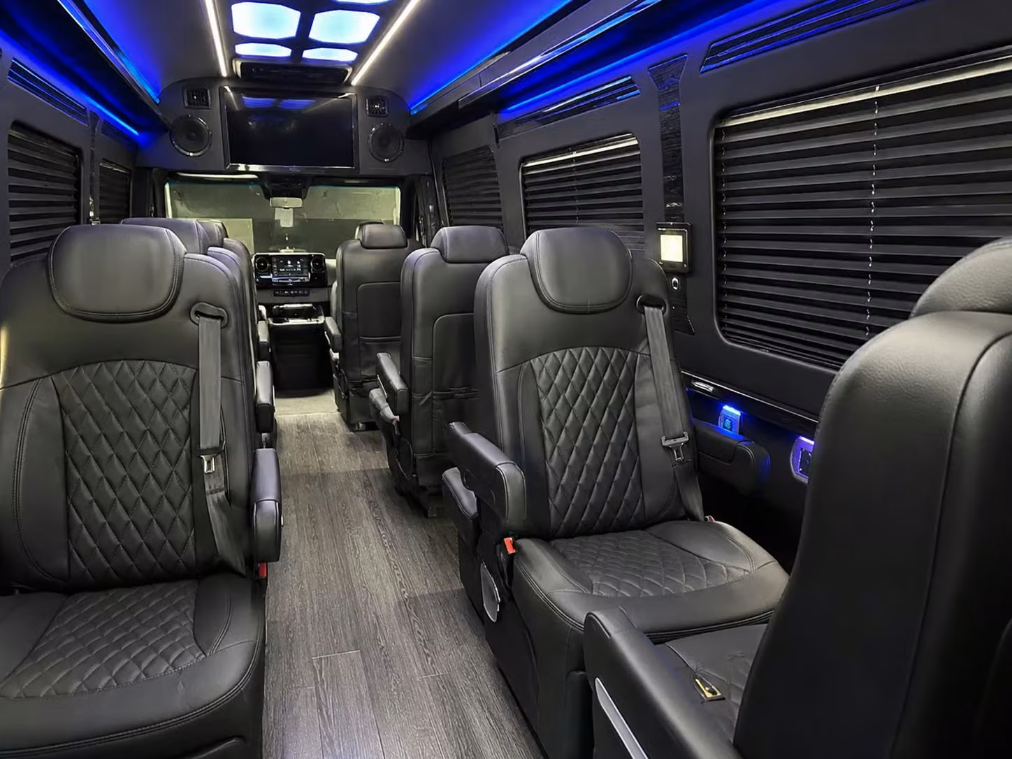 sprinter van with driver interior