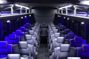 West Jordan Charter Bus Interior