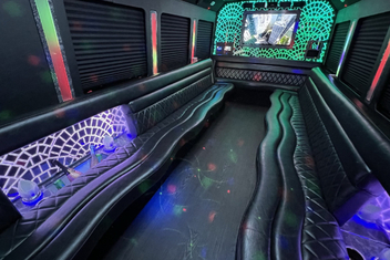 West Jordan Limo Bus Interior